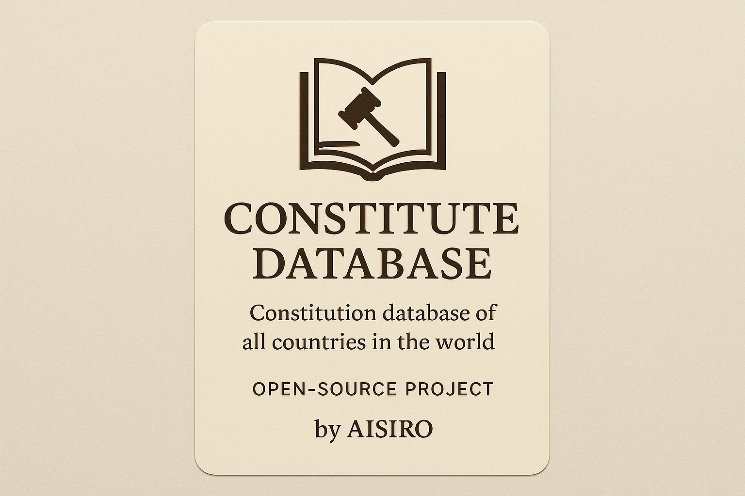 Конституции всех стран мира в одном месте